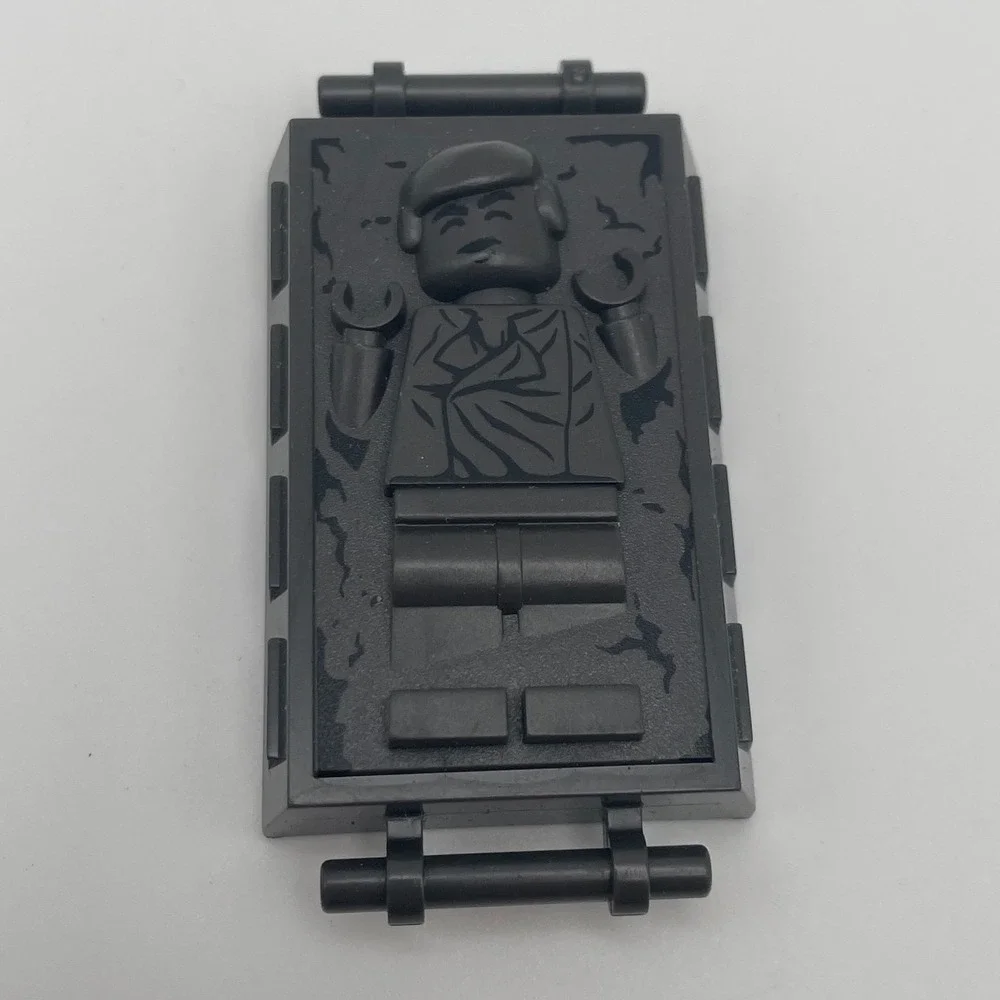 LEGO Star Wars Han Solo in Carbonite Block Piece 87561 Flat Silver Pattern 2009